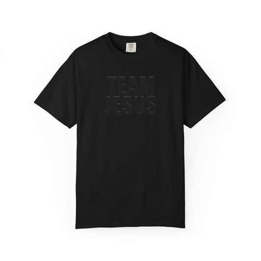 Team Jesus T‑Shirt — Christian Faith Graphic Tee (Black)