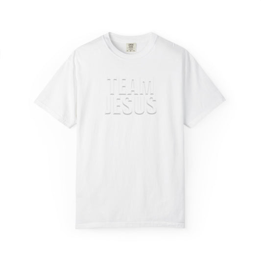 Team Jesus T‑Shirt — Christian Faith Graphic Tee (White)